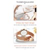 OLEVS Women's Rose Gold Watches Heart Diamond Japanese Quartz Movement