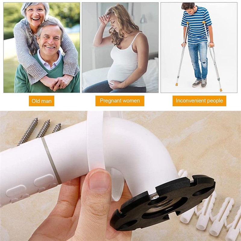 Grab Bars Anti Slip Shower Handle Bathroom Grab Bar Hand