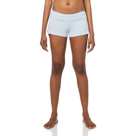 florence by mills Women's Do Not Disturb Ribbed Short, Endless Sky Stripe, X-Large