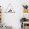 FuninCrea Floating Shelves, 35 * 14 * 1cm Hanging Floating