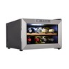 Ivation Premium Stainless Steel 8 Bottle Horizontal Thermoelectric Wine Cooler/Chiller