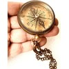 Gift for Grandson Brass Compass Engraved Quote | Memory Present