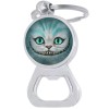 NewCharms Cheshire Cat Wonderland Bottle Opener Keychain - Metal Beer