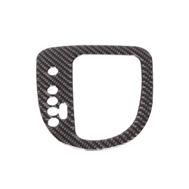 PIUGILH Automatic Gear Lever Frame Cover Suitable for Seat Leon 2008 2009 2010 2011 2012, Car Switch Panel Sticker Trim Accessories, Carbon Fibre Gear Indicator Frame (Black)