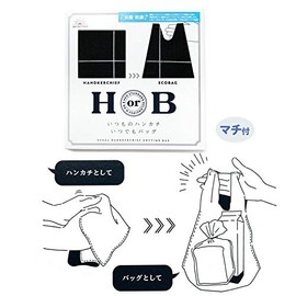 Kamio Japan 410851 Design Miscellaneous Goods Antibacterial Handkerchief Eco Bag Grid Check HorB
