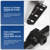Trailer Hitch Receiver Rear Bumper Tow Kit 2" For 84-01