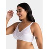 DORINA Women's Madeline Soft Everyday Bra, Weiß (White A00), 46