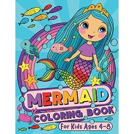 Mermaid Coloring Book: For Kids Ages 4-8 (US Edition) (Silly Bear Coloring Books)