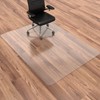 HOMEK Large Office Chair Mat for Hardwood Floor- 46" x