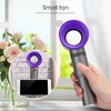 Non Blade Fan Mini Handheld Portable USB Rechargeable Fan Fourth