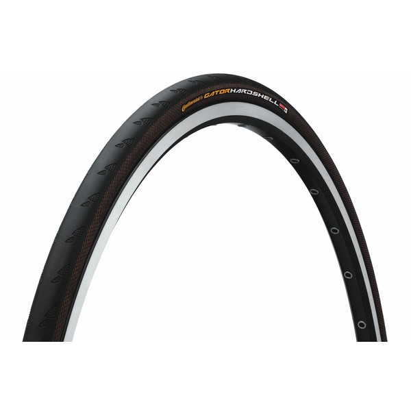 Continental Gator Hardshell Urban Bicycle Tire with Duraskin (700x23, Wire Beaded)