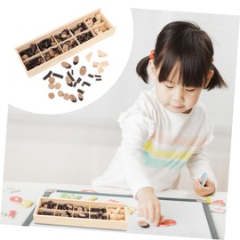 TEHAUX 1 Set DIY Natural Wood Slices Hand Painted Log Discs for Crafts for Art Projects Practical Skills for Little Hands