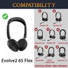 SOULWIT Replacement Ear Pads for Jabra Evolve2 65 Flex (Not