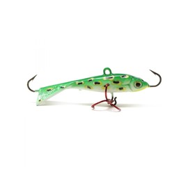 Clam Tikka Mino, 5/8 Oz, Size 8, Glow Green Frog 15882