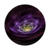 Pop Out Cell Phone Holder Button for Hand Dark Purple