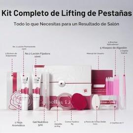 Ymiko Kit Profesional Permanente de Pestañas Doble Efecto Camelia