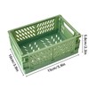 AIMALL 4pcs Foldable Plastic Storage Box, 5.9 Inch Desktop Organizer