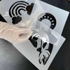 MAGJUCHE Footprint Stencil 6 Inches, Reusable Baby Feet Stencil for