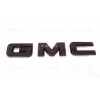 Auto Front & Rear GMC Gloss Black OVERLAY Emblem Badge