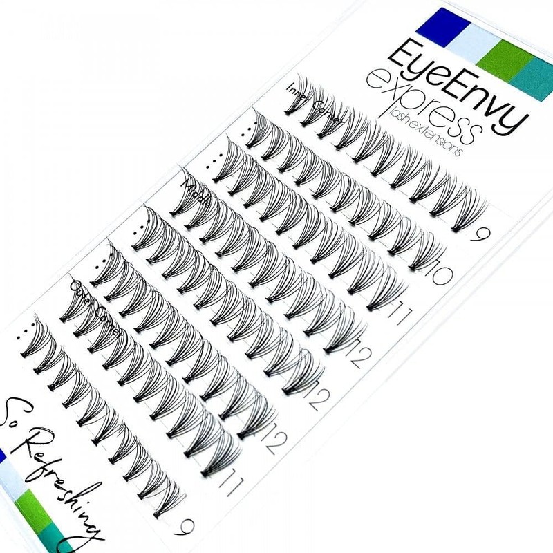 EyeEnvy Express Lash Extensions So Refreshing Faux Mink Individual Cluster