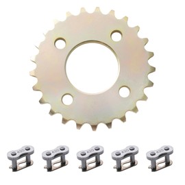 KAMIER 420 Chain 25 Tooth Rear Sprocket Replacement for 196cc 6.5hp Coleman Powersports KT196 CK196 Go Kart 200cc 212cc 5.5hp RTK200 Hisun HS200GK Go Cart Kart Drive Sprocket Heavy Duty Parts