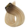 Full Shine Clip in Hair Extensions Real Human Hair Extensions
