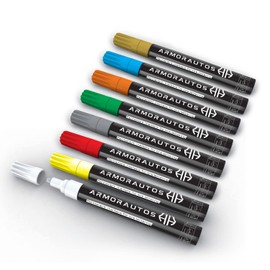 ArmorAutos Tire Paint Pen for Car Letters - Marker White Pens Lettering Permanent Letter Tire, Non-Fading Pen, Waterproof & Motorcycle