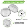 Cesilili 2PCS RV Furnace Vent Screen with Premium Stainless Steel,