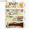 DaraBaby Vinil Decorativo Infantil Sala Cuarto Árbol Con Changos