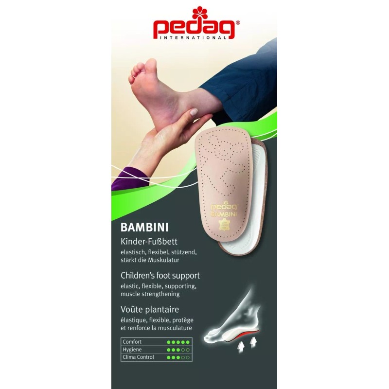 Pedag Bambini 192 orthotic insole, leather, arch support for child