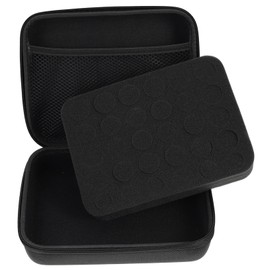 PACKOVE Portable Essential Oil Case with Multi Storage Shock Organizer for Bottles for Travel and Model Paint Storage Durable Zipper Design