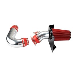 KAC Air Intake Kit, 4" Cold Air Intake System Kits + Filter Aluminum Replacement for 1997-2003 F150 1997-1999 F250 1997-2003 Expedition 1998-1999 Navigator (Red)
