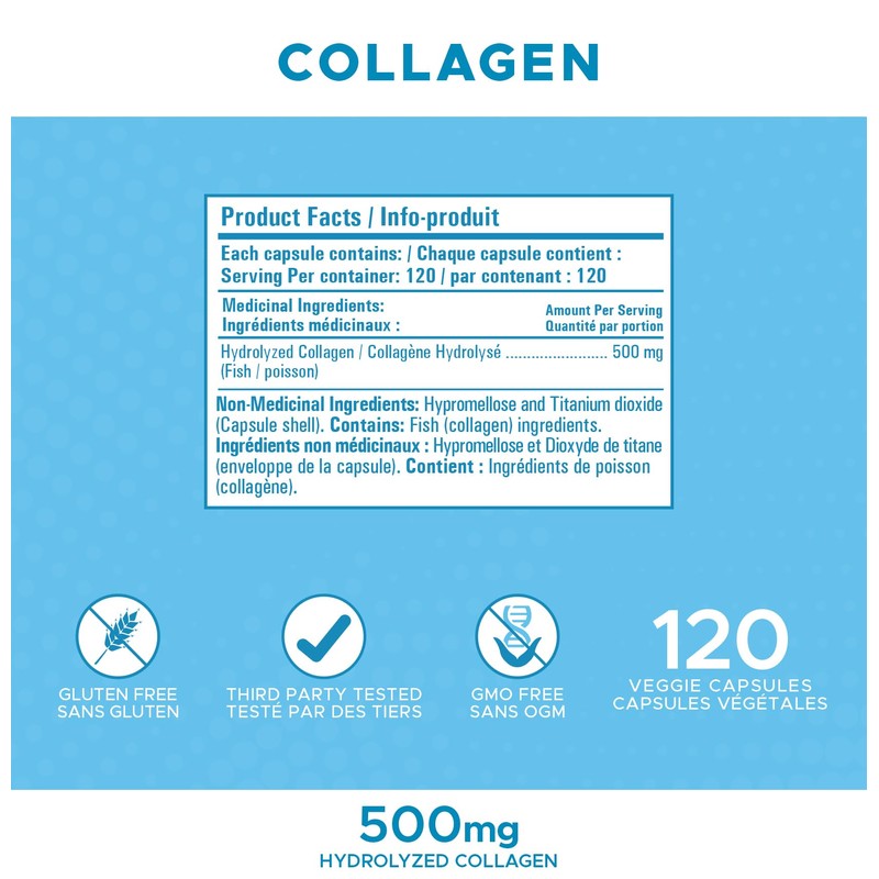 Revolution Nutrition Hydrolyzed Collagen, Help Joints, Muscles and Skin, 500mg,