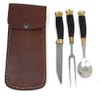 Vehi Mercatus Medieval Cutlery with Leather Sheath