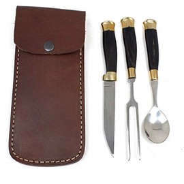 Vehi Mercatus Medieval Cutlery with Leather Sheath
