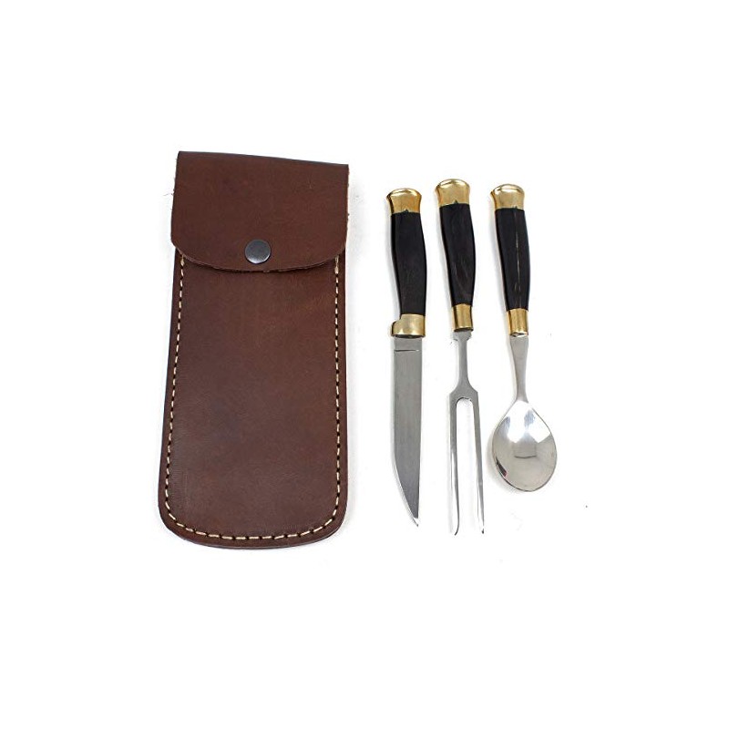 Vehi Mercatus Medieval Cutlery with Leather Sheath
