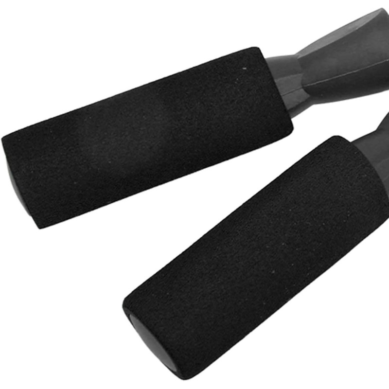 Cuerda de saltar de alambre de acero ajustable con doble