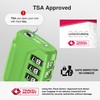 Puroma 2 Pack TSA Approved Luggage Locks, 4 Digit Combination