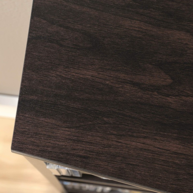 Sauder Multimedia Storage Tower, Cinnamon Cherry finish