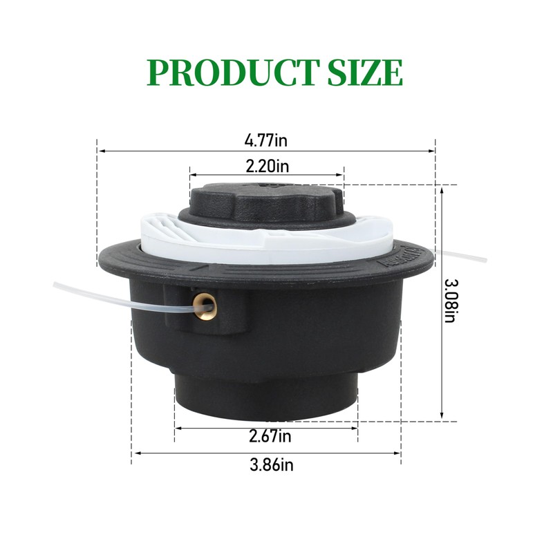 Sialvnd C6-2 String Trimmer Head Replacement for Stihl FS38 FS40
