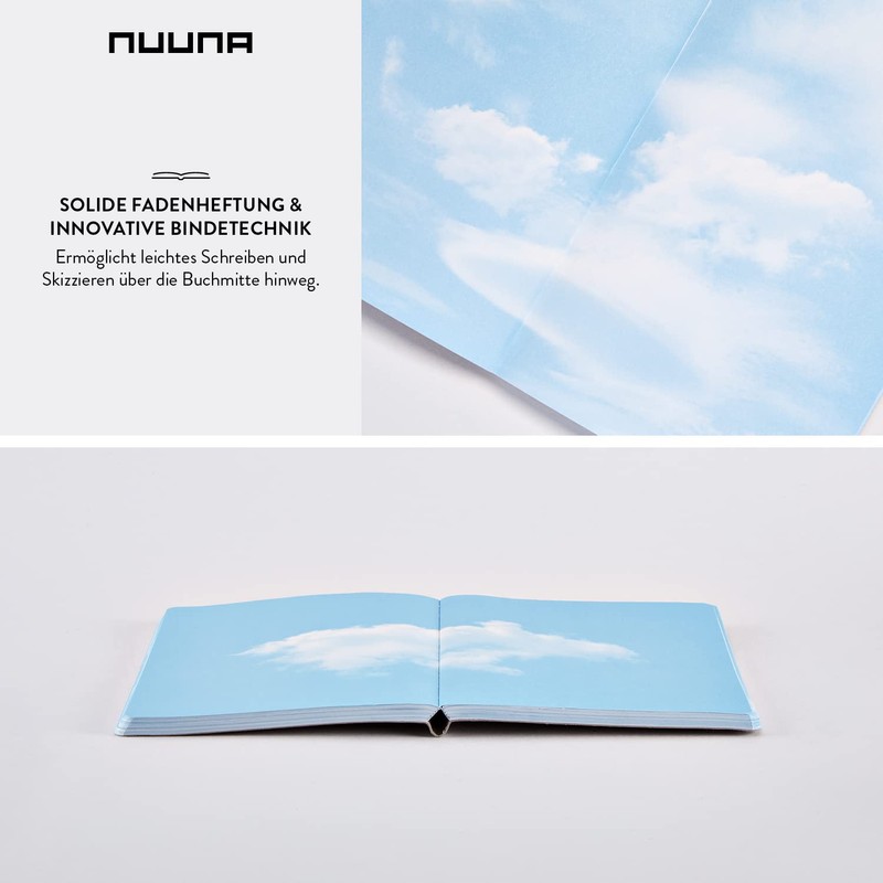 Nuuna Inspiration Book M Notebook A5 – Cloud Blue Coloured