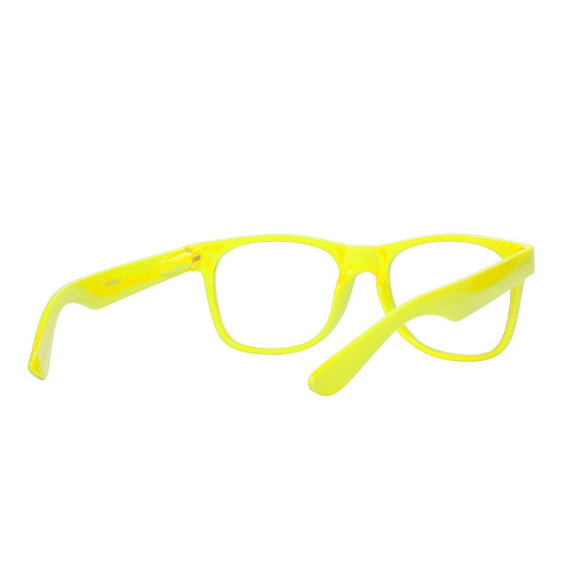 Gravity Shades Classic Buddy Sunglasses, Clear/Yellow