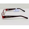 COVERGIRL Womens Covergirl Eyeglasses CG827 Red Half Rim Frames 53