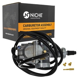 NICHE Carburetor Assembly For 1988-1999 Kawasaki Bayou 220 KLF220A 15003-1080 ATV