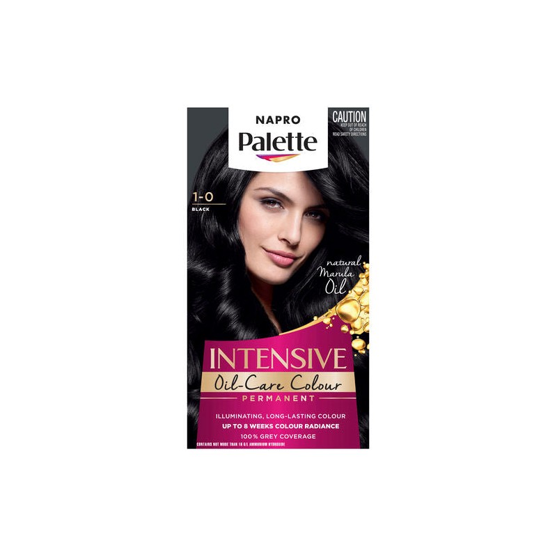 Napro Palette Permanent Hair Colour 1-0 Black
