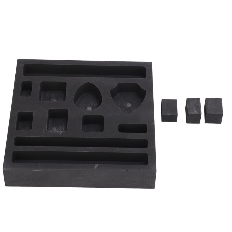 Graphite Ingot Mold for Metal Casting 11 Holes Easy Demoulding