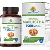 Brieofood Organic Manjistha 1500mg, 45 Servings, Vegetarian, Gluten Free, 90