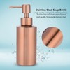 304 Stainless Steel Rose Gold Soap Bottle, Kitchen Bathroom Worktop