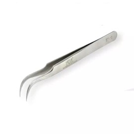 Betus 베투스 트위저 공구 ST-15 비자성 스테인리스 곡선 경사 팁 속눈썹 눈썹 [ST-15] Betus Tweezer Tool ST-15 Non-Magnetic Stainless Steel Curved Slant Tip Eyelash Eyebrow [ST-15]