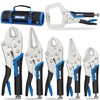 Rizom Vice Grips Pliers Set, 6-Piece Locking Pliers Set, 6-1/2”,